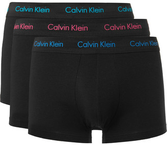 Calvin Klein Underwear Three-Pack Stretch-Cotton Boxer Briefs