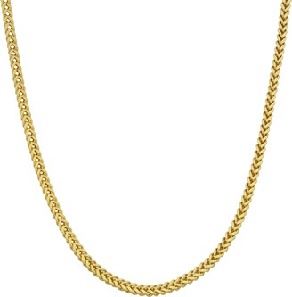 3.15mm Hollow Franco Snake Chain Necklace in 10K Gold - 20