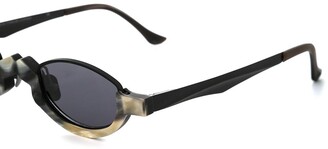 Rigards x Ziggy Chen oval-frame sunglasses