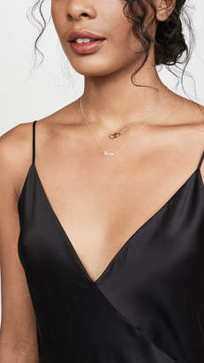 Jennifer Meyer 18k Diamond Love Necklace