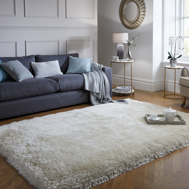 Dunelm Jewel Shaggy Rug Natural ShopStyle