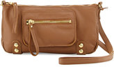 Thumbnail for your product : Linea Pelle Dylan Zip Leather Crossbody Bag, Coffee Bean