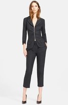 Thumbnail for your product : Nina Ricci Front Zip Flannel Jacket