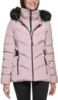 macy's calvin klein womens puffer jackets