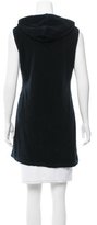 Thumbnail for your product : Burberry Sleeveless Velour Tunic