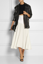 Thumbnail for your product : Acne Studios More oversized leather biker jacket