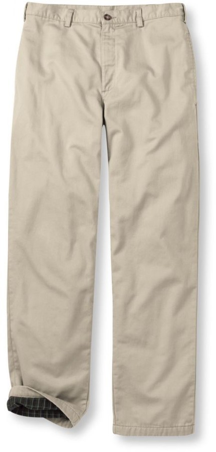 thermal lined chinos