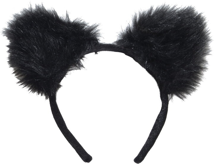 Underwraps Black Cat Tail & Ears Adult Costume Set
