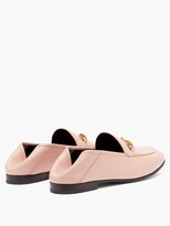 Thumbnail for your product : Gucci Brixton Collapsible-heel Leather Loafers - Pink