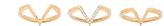 Thumbnail for your product : Rebecca Minkoff V Stack Ring