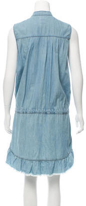 NSF Denim Sleeveless Dress