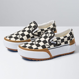 vans platform slip on stacked
