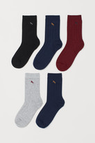 Thumbnail for your product : H&M 5-Pack Ribbed Socks