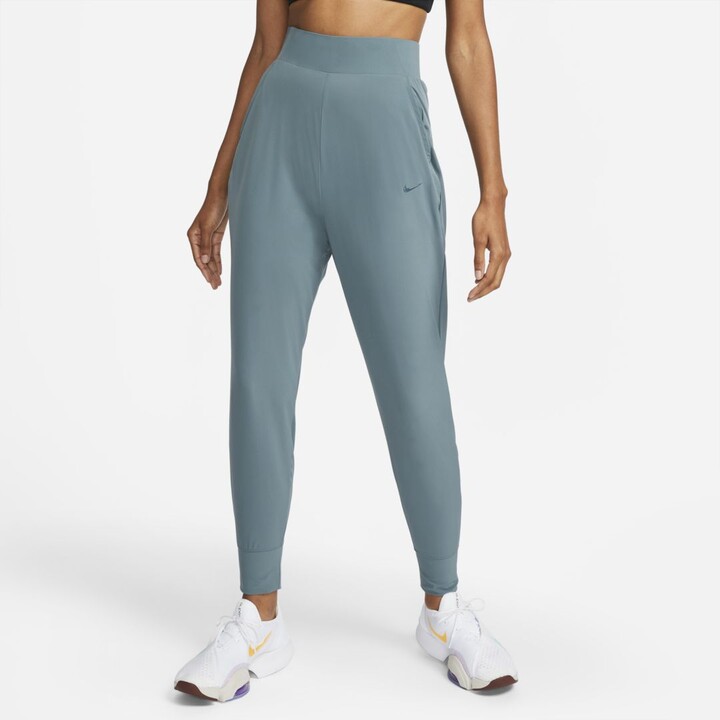 Nike Women'S Bliss Luxe 7/8 Training Pants (Medium) Navy Blue