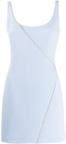 Thumbnail for your product : David Koma crystal-embellished A-line dress