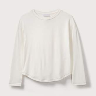 The White Company Relaxed Sparkle Top (5-12yrs), Cream, 7-8yrs