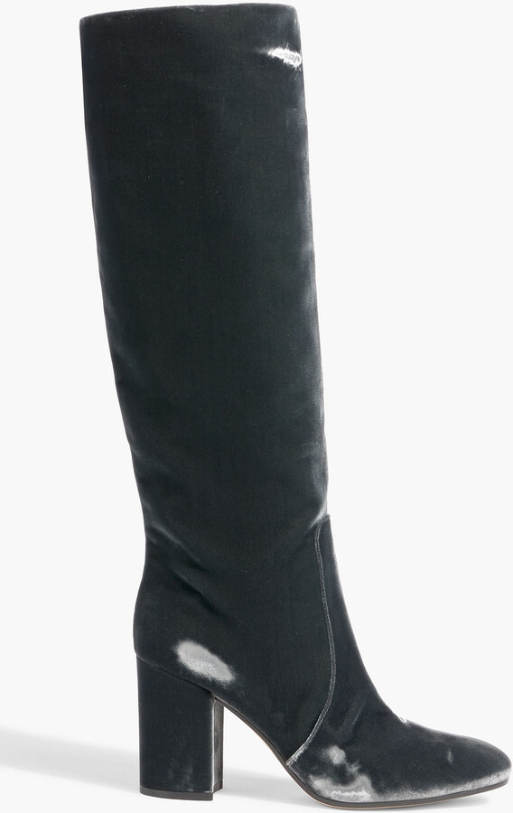 Gianvito Rossi Velvet knee boots