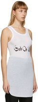 Thumbnail for your product : Ann Demeulemeester SSENSE Exclusive White God of Wild Cashmere Tank Top