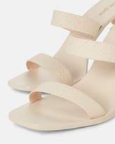 Thumbnail for your product : Cult Gaia Meta Snake-Embossed Sandals