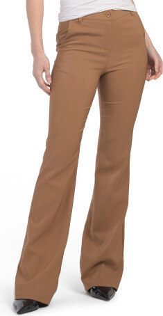 TJMAXX Solid Mini Flare Bootcut Pants For Women, Polyester