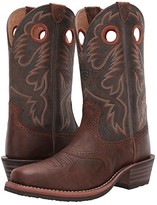 ariat men's relentless gold buckle caiman exotic boots