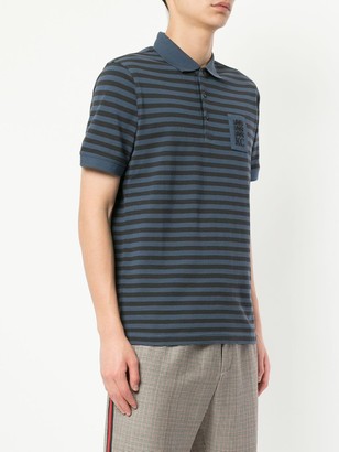 Kent & Curwen Striped Shortsleeved Polo Shirt