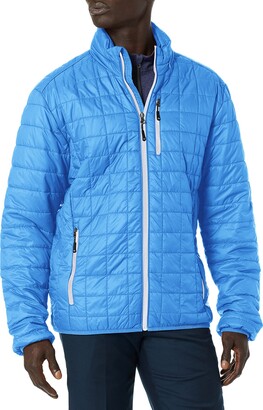 men's stretch packable primaloft insulated hooded jacket