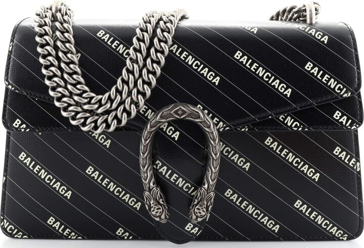 Gucci x Balenciaga The Hacker Project Small GG Marmont Bag Black