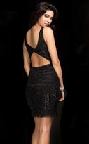 Thumbnail for your product : Scala 48766 Sleeveless Crisscross Cocktail Dress