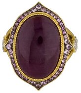 Thumbnail for your product : Jude Frances 18K Ruby, Sapphire, & Diamond Ring