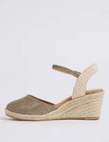 Thumbnail for your product : Marks and Spencer Wide Fit Wedge Heel Espadrilles