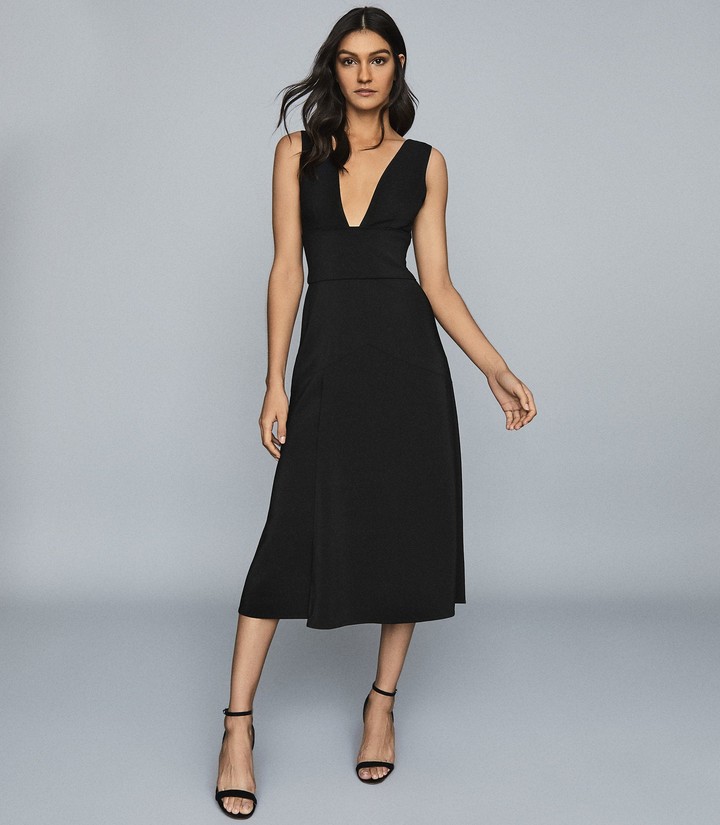 reiss black tie dresses