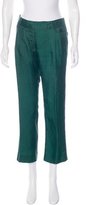 Thumbnail for your product : Prada Silk Cropped Trousers