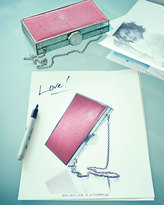 Thumbnail for your product : Judith Leiber Perfect Rectangle Stingray Clutch Bag, Fuchsia