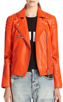 Thumbnail for your product : McQ Leather Motorcycle Jacket