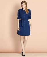 Thumbnail for your product : Brooks Brothers Cotton Chambray Shirt Dress