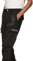 Thumbnail for your product : Nasaseasons SSENSE Exclusive Black Devil Eyes Cargo Pants