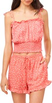 Thumbnail for your product : 1 STATE Smocked Crop Camisole
