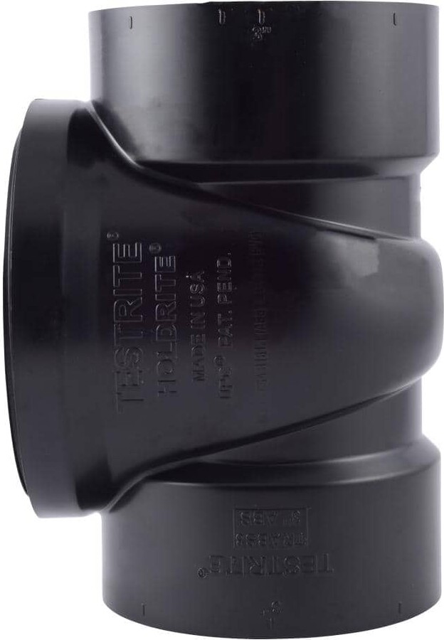HOLDRITE TestRite 3 in. ABS Test/Cleanout Tee with Plug