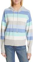 Thumbnail for your product : Nordstrom Signature Multi Stripe Silk & Cashmere Hoodie