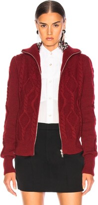 Isabel Marant Betsy Cardigan in Red