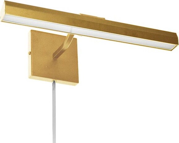 Dainolite Leonardo LED Picture Light in Brass Size: 16\