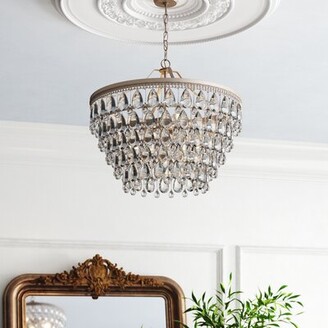 chandelier clarkson kelly accents crystal tiered camille statement unique light lighting shopstyle wayfair