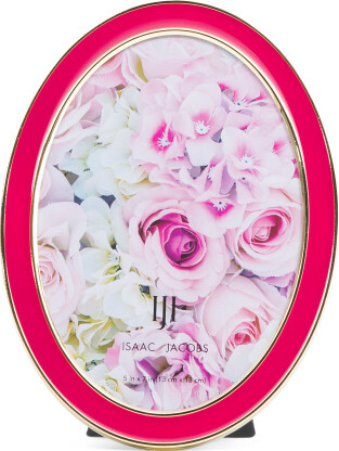 TJMAXX 5X7 Oval Solid Color Metal Tabletop Picture Frame, Gold