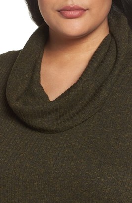 Sejour Plus Size Women's Knit Handkerchief Hem Tunic