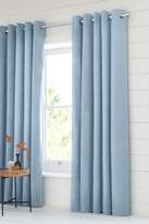 Blue Eyelet Curtains Shopstyle Uk