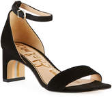 Thumbnail for your product : Sam Edelman Holmes Suede Ankle-Strap Sandals, Black