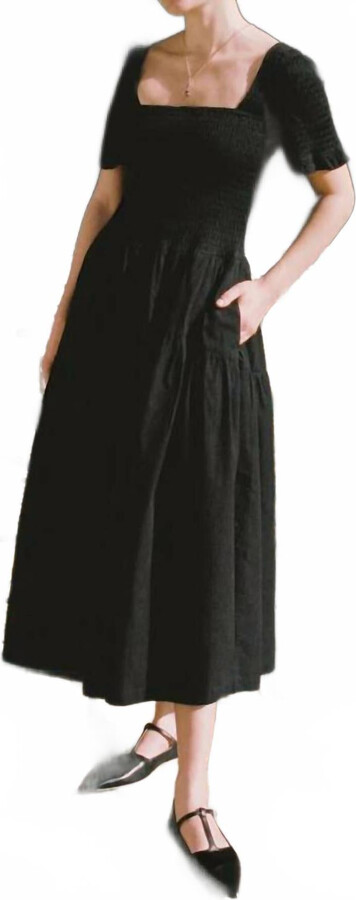 Ciao Lucia Alejandro Midi Dress In Black