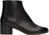 Thumbnail for your product : MM6 MAISON MARGIELA Black Anatomic Ankle Boots