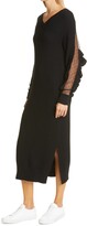 Thumbnail for your product : RED Valentino Long Sleeve Midi Sweater Dress